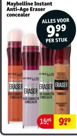 Kruidvat Maybelline Instant Anti-Age Eraser concealer aanbieding