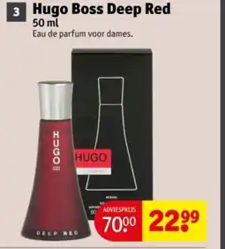 Kruidvat Hugo Boss Deep Red aanbieding