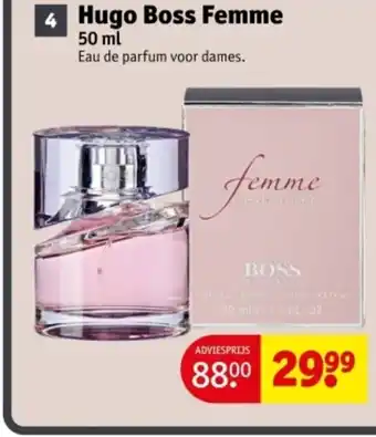 Kruidvat Hugo Boss Femme aanbieding