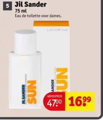 Kruidvat Jil Sander aanbieding
