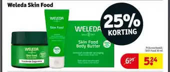 Kruidvat Weleda Skin Food aanbieding