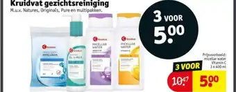 Kruidvat Kruidvat gezichtsreiniging aanbieding