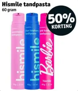 Kruidvat Hismile tandpasta aanbieding