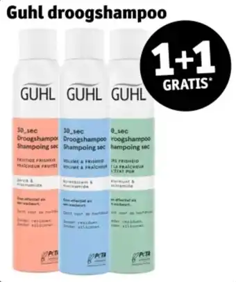 Kruidvat Guhl droogshampoo aanbieding