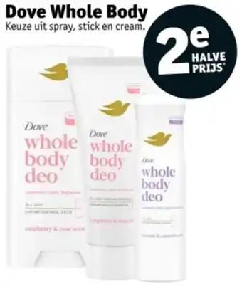 Kruidvat Dove Whole Body aanbieding