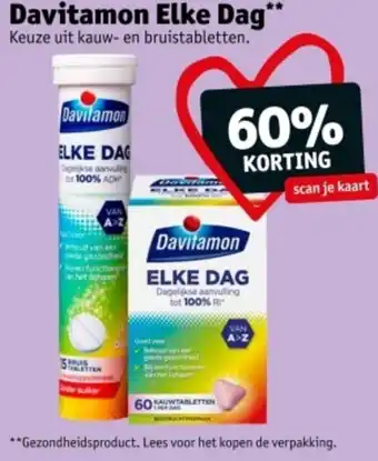 Kruidvat Davitamon Elke Dag aanbieding