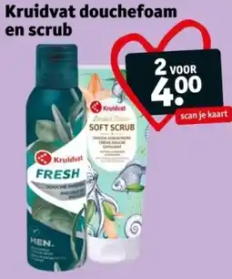 Kruidvat Kruidvat douchefoam en scrub aanbieding