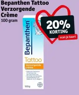 Kruidvat Bepanthen Tattoo Verzorgende Crème aanbieding