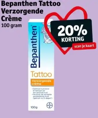 Kruidvat Bepanthen Tattoo Verzorgende Crème aanbieding