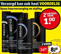 Kruidvat Syoss haarverzorging en styling aanbieding