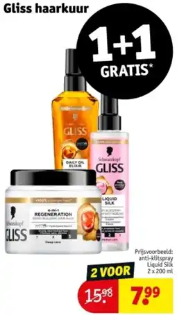 Kruidvat Gliss haarkuur aanbieding