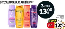 Kruidvat Elvive shampoo en conditioner aanbieding