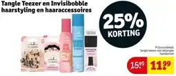 Kruidvat Tangle Teezer en Invisibobble haarstyling en haaraccessoires aanbieding