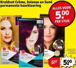 Kruidvat Kruidvat Crème, Intense en Semi permanente haarkleuring aanbieding