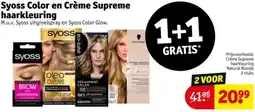 Kruidvat Syoss Color en Crème Supreme haarkleuring aanbieding