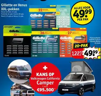 Kruidvat Gillette en Venus XXL-pakken aanbieding