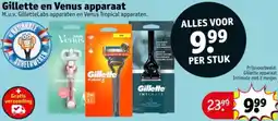 Kruidvat Gillette en Venus apparaat aanbieding