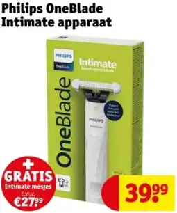 Kruidvat Philips OneBlade Intimate apparaat aanbieding