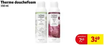 Kruidvat Therme douchefoam aanbieding