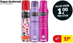 Kruidvat Vogue deodorant aanbieding