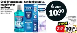 Kruidvat Oral-B tandpasta, tandenborstels, mondwater en floss aanbieding