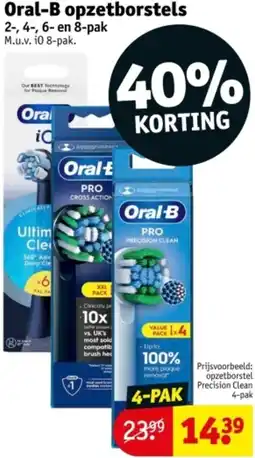 Kruidvat Oral-B opzetborstels aanbieding