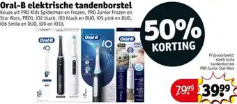 Kruidvat Oral-B elektrische tandenborstel . aanbieding