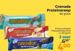 Trekpleister Grenade Proteïnereep aanbieding