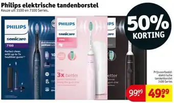 Kruidvat Philips elektrische tandenborstel aanbieding