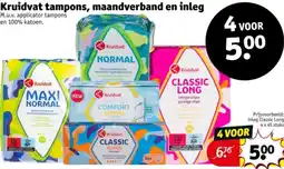 Kruidvat Kruidvat tampons, maandverband en inleg aanbieding