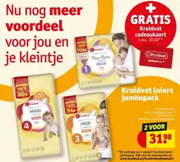 Kruidvat Kruidvat luiers jumbopack aanbieding