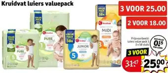 Kruidvat Kruidvat luiers valuepack aanbieding