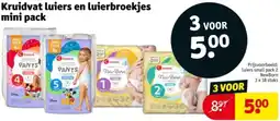 Kruidvat Kruidvat luiers en luierbroekjes mini pack aanbieding