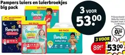 Kruidvat Pampers luiers en luierbroekjes big pack aanbieding