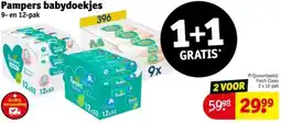 Kruidvat Pampers babydoekjes aanbieding