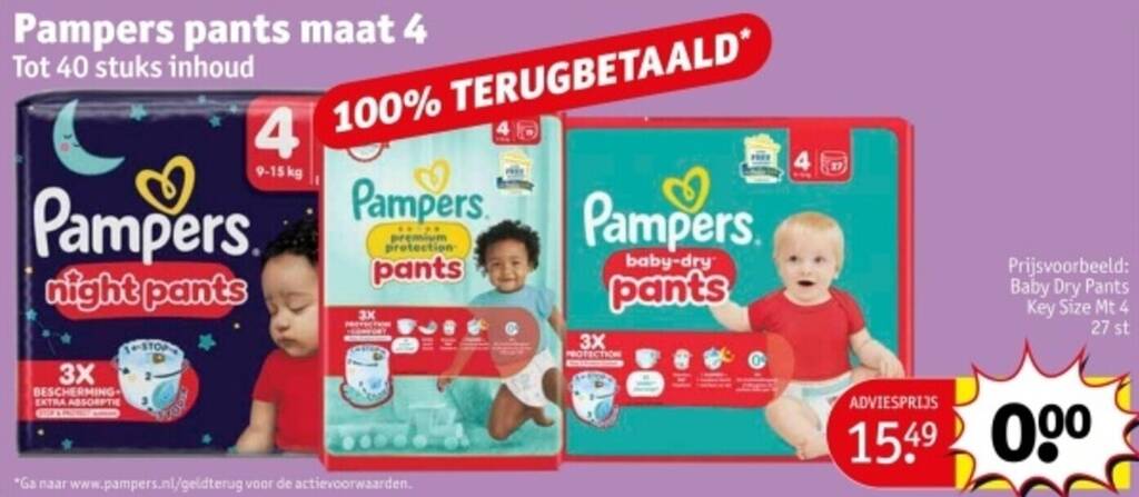 Pampers Baby Dry Pants Gr.4 9-15kg Monatsbox online bestellen | MÜLLER