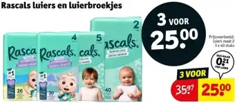 Kruidvat Rascals luiers en luierbroekjes aanbieding