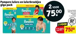 Kruidvat Pampers luiers en luierbroekjes giga pack aanbieding