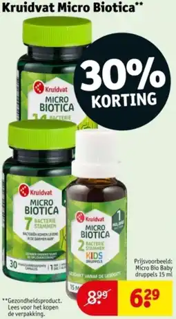 Kruidvat Kruidvat Micro Biotica aanbieding