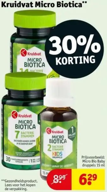 Kruidvat Kruidvat Micro Biotica aanbieding
