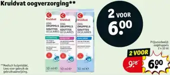 Kruidvat Kruidvat oogverzorging aanbieding