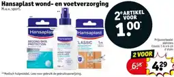 Kruidvat Hansaplast wond en voetverzorging aanbieding
