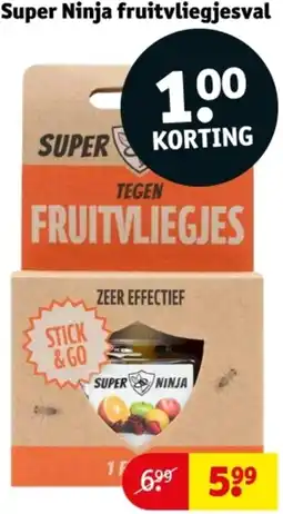 Kruidvat Super Ninja fruitvliegjesval aanbieding