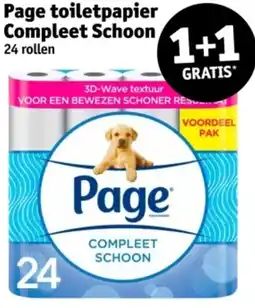 Kruidvat Page toiletpapier Compleet Schoon aanbieding