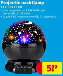 Kruidvat Projectie nachtlamp aanbieding