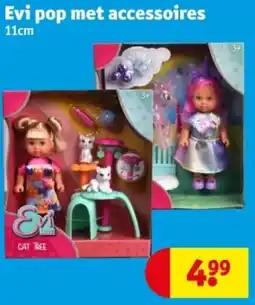 Kruidvat Evi pop met accessoires aanbieding