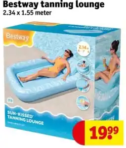 Kruidvat Bestway tanning lounge aanbieding