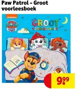 Kruidvat Paw Patrol - Groot voorleesboek aanbieding
