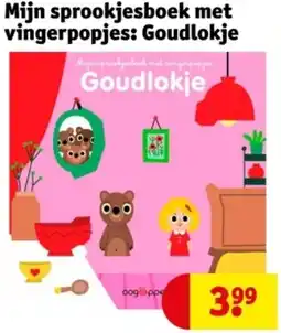 Kruidvat Mijn sprookjesboek met vingerpopjes: Goudlokje aanbieding