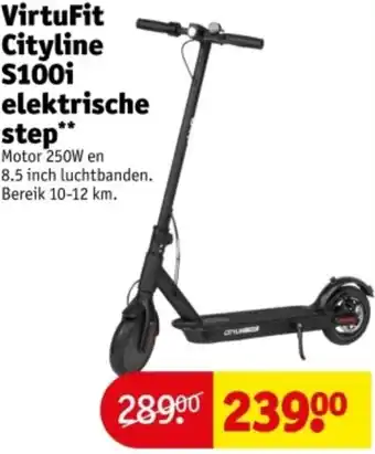 Kruidvat VirtuFit Cityline S100i elektrische step aanbieding
